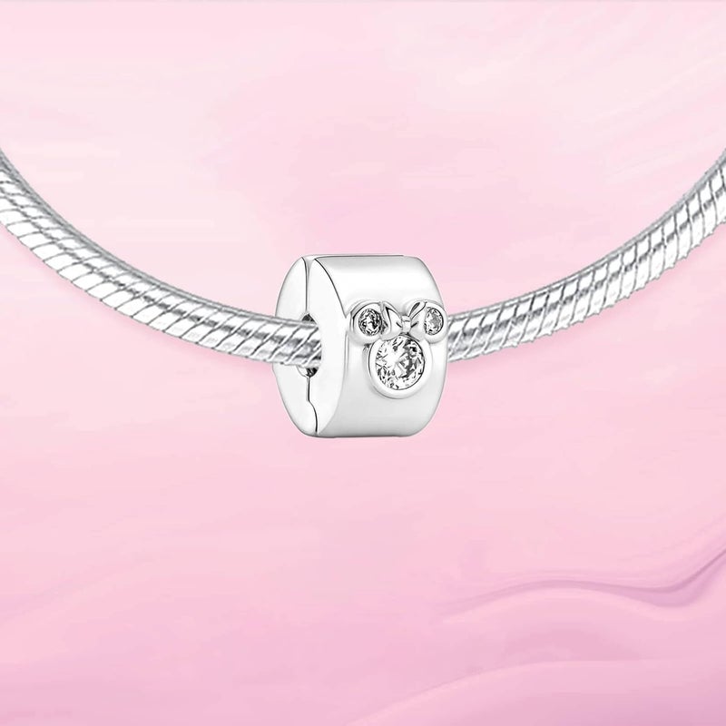 VALGACLS Mom Wife Daughter Love Heart Wedding Rings Charms 925 Sterling Silver Charms for Bracelets Necklace Valentine's Day Mother's Day Jewelry Charm for Women - Image 2